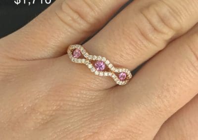 Ring by Carleo Creations Inc - Pink/Gold