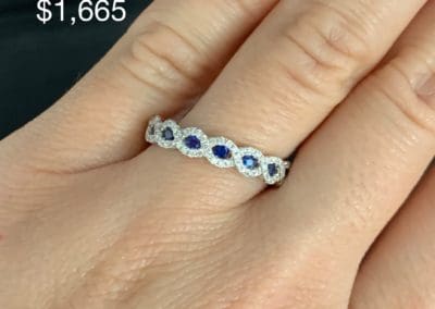 Ring by Carleo Creations Inc - Blue/Silver