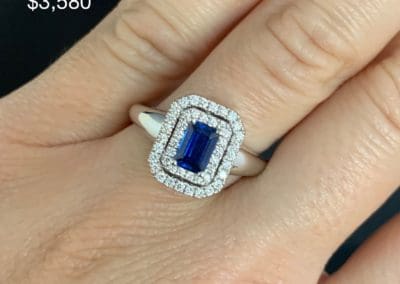 Ring by Carleo Creations Inc - Blue/Silver