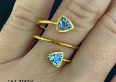 Ring by Carleo Creations Inc - Blue/Gold
