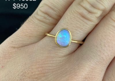 Ring by Carleo Creations Inc - Gold/Opal