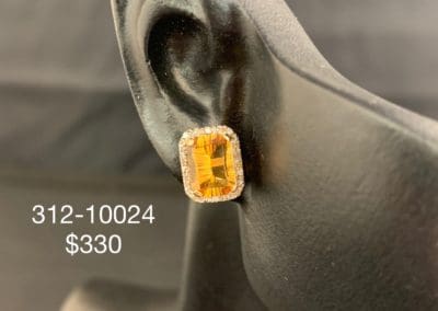 Earrings by Carleo Creations Inc - Orange