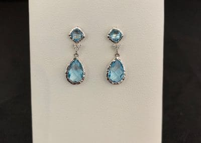 Earrings by Carleo Creations Inc - Blue Drop