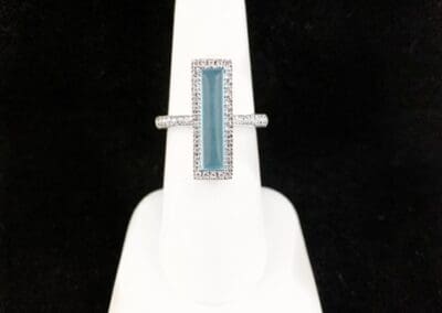Ring by Carleo Creations Inc - Silver/Blue