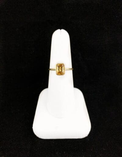 Ring by Carleo Creations Inc - Gold square