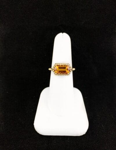 Ring by Carleo Creations Inc - Orange/Gold
