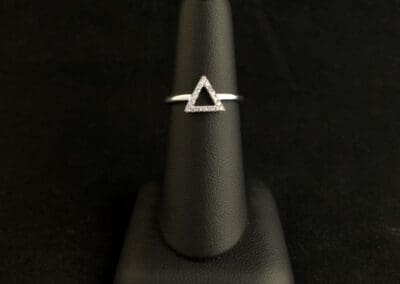 Ring by Carleo Creations Inc - Silver Triangle