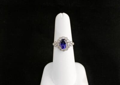Ring by Carleo Creations Inc - Silver/Blue